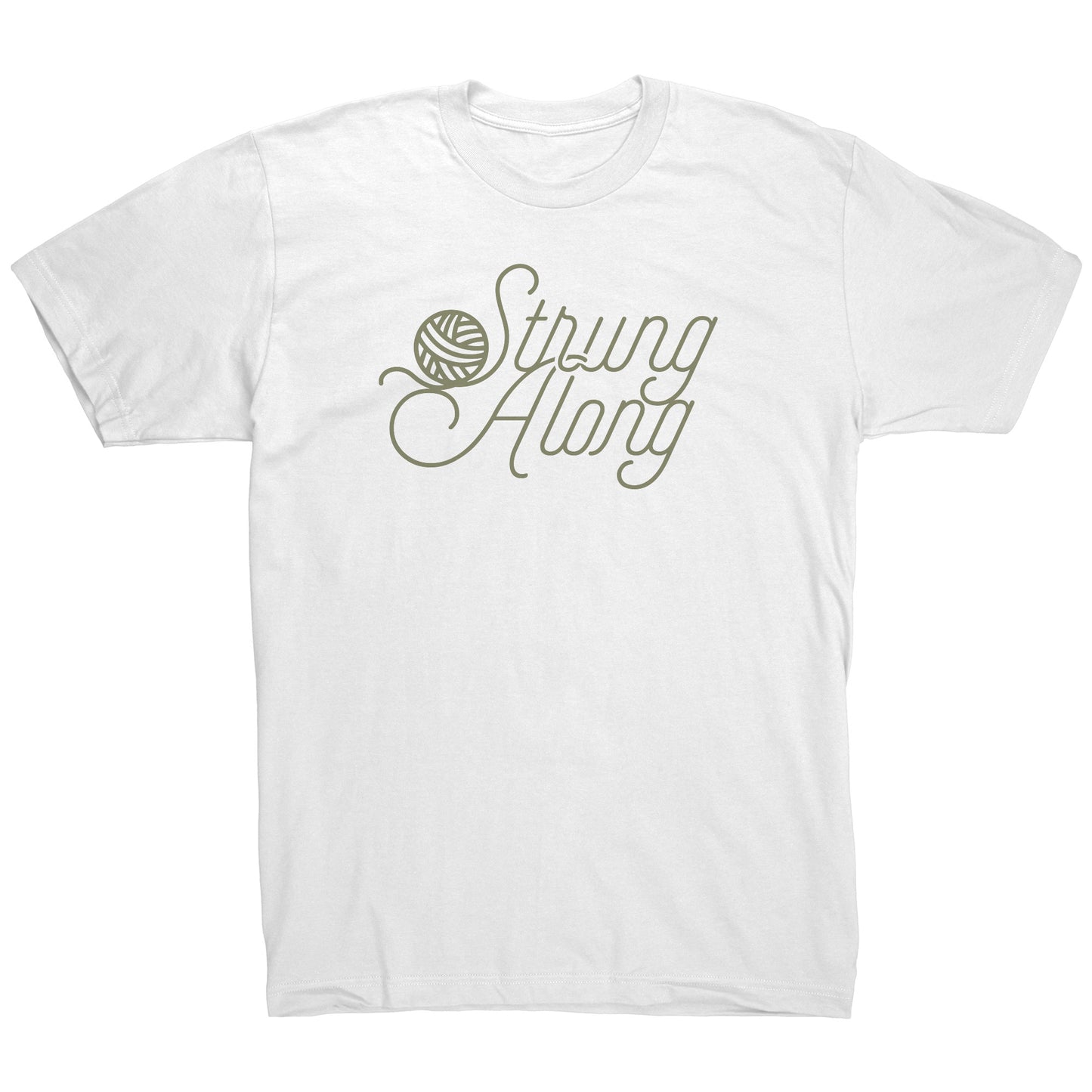 Strung Along American Apparel White
