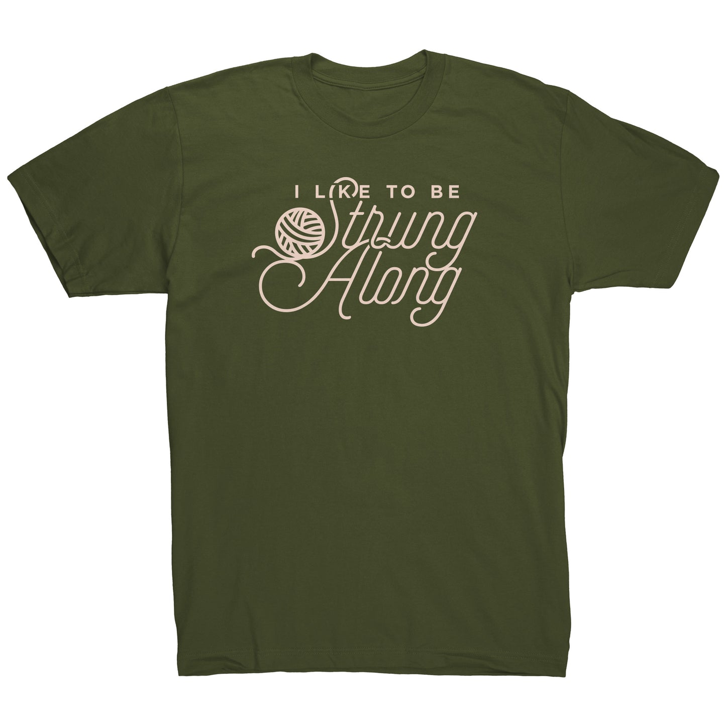 I like To Be Strung Along American Apparel Olive